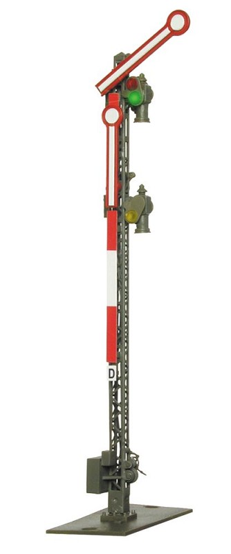 Viessmann 4503 H0 Form-Hauptsignal mit 2 ungekoppelten Flügelnund Langsamfa