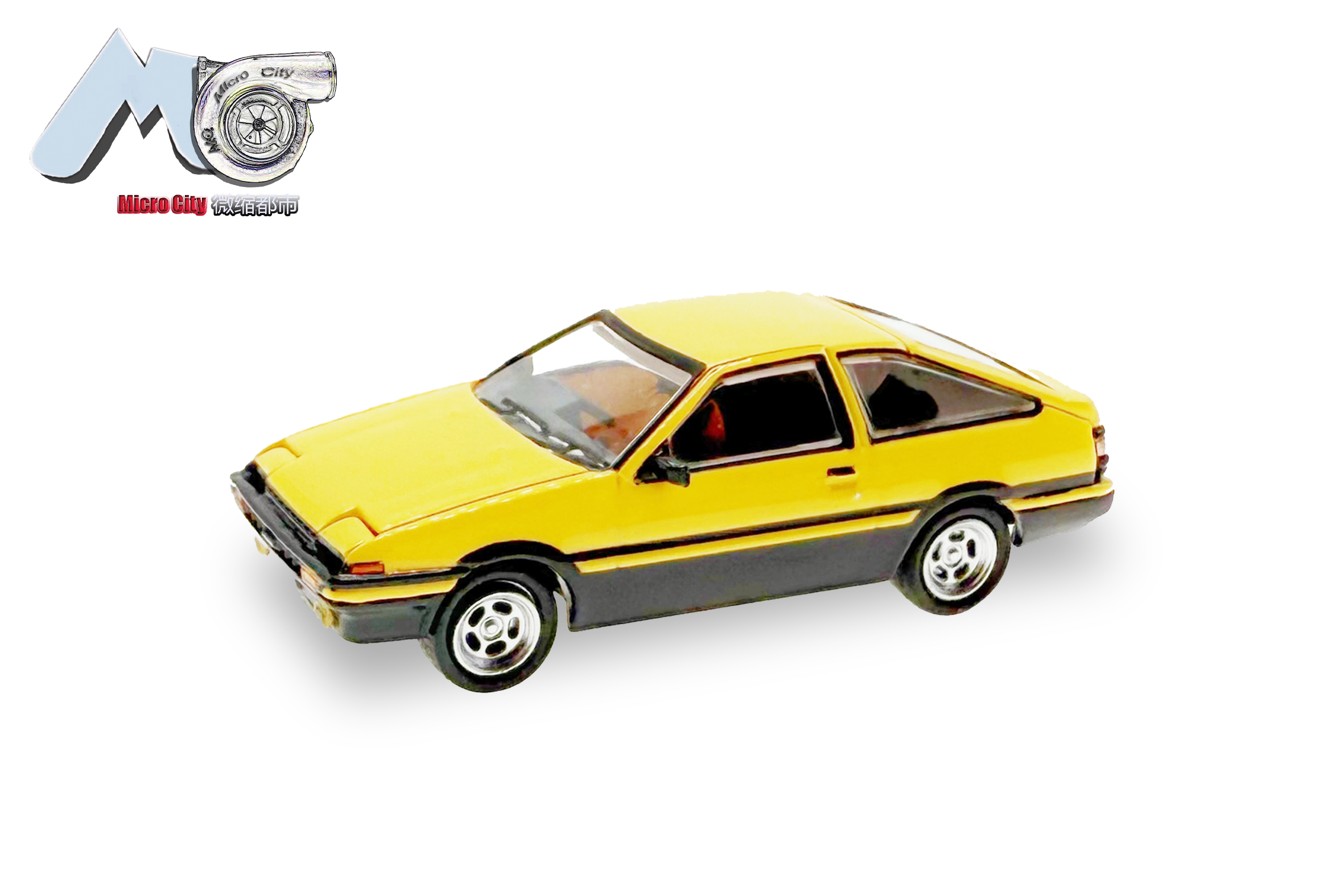 Herpa 87MC000040 Toyota Corolla AE86, gelb