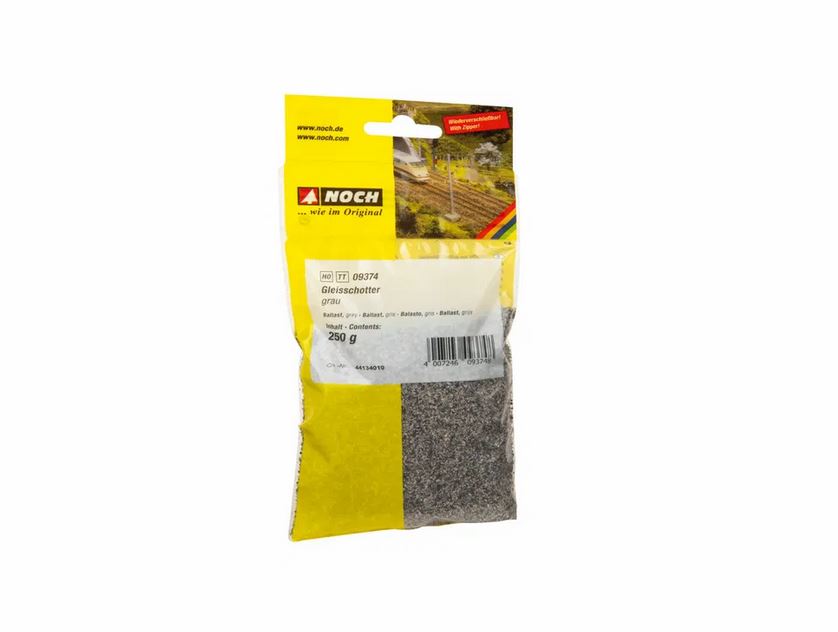 Noch 09374 Gleisschotter grau 250 g Beutel Spur H0/TT NEU OVP