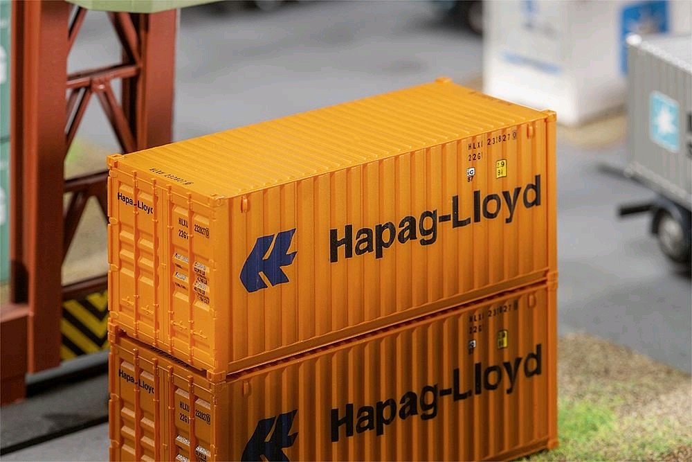 Faller 180826 20' Container Hapag-Lloyd 1:87 Spur H0 Neu OVP
