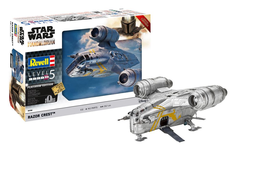 Revell 06788 The Mandalorian Razor Crest Platinum Edition 1:72 Neu