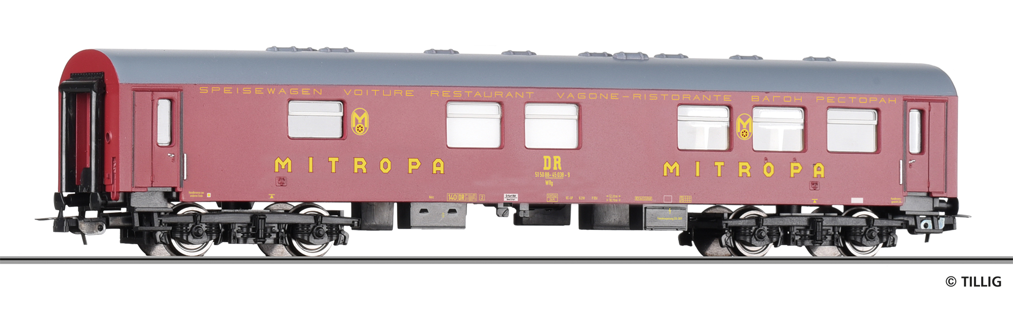 Tillig 75015 Speisewagen „MITROPA“ der DR
