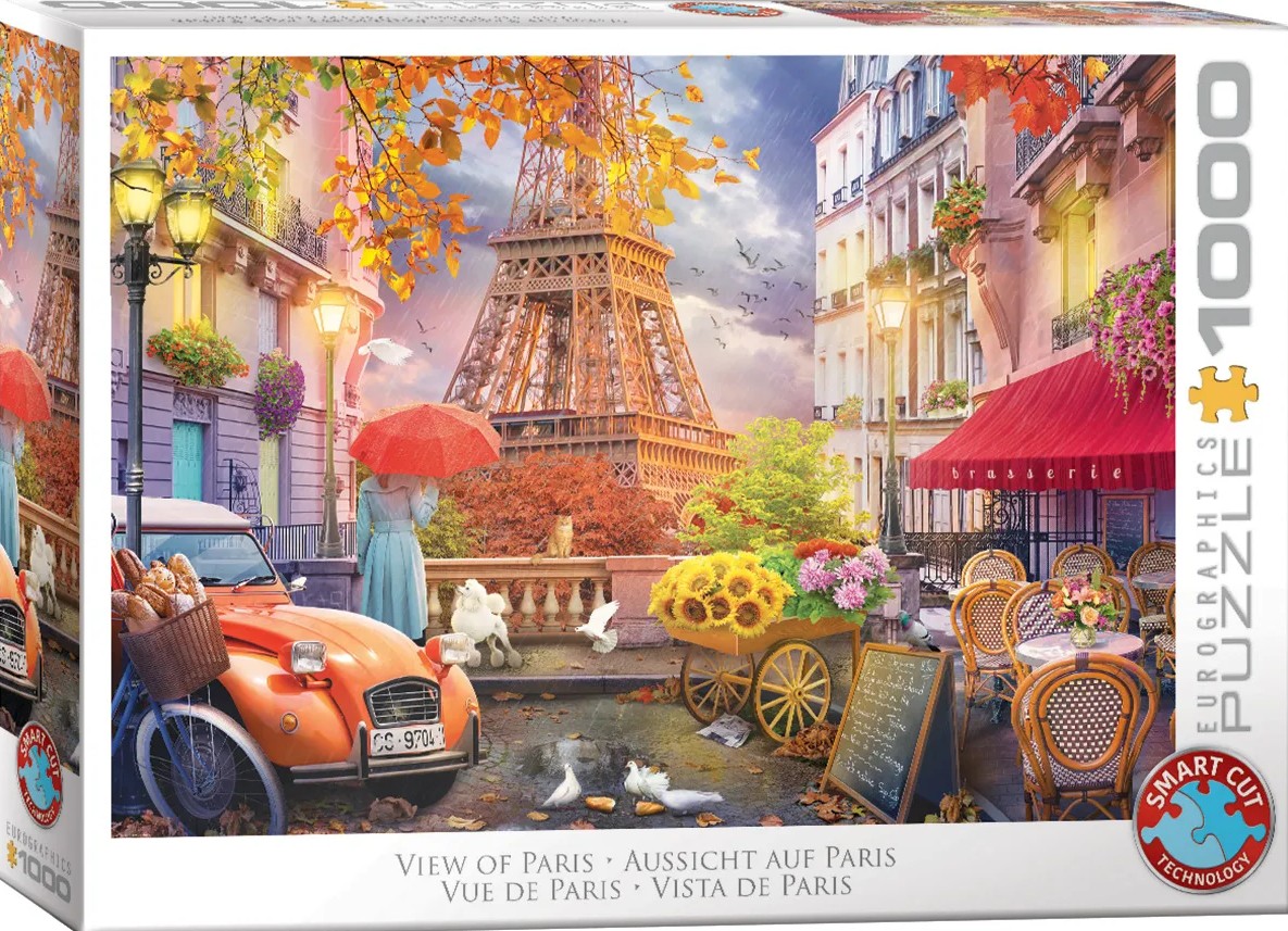 EUROGRAPHICS 6000-6169 Aussicht auf Paris 1000 Teile Puzzle NEU OVP