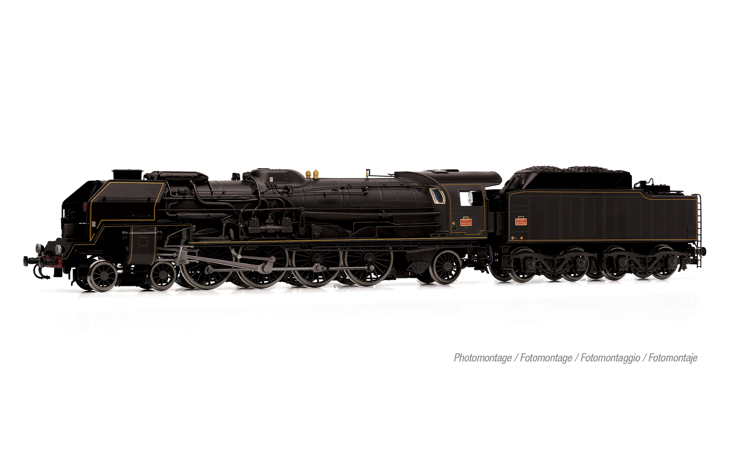 Jouef HJ2478 SNCF, Dampflokomotive 241 P 31 mit Tender 34 P