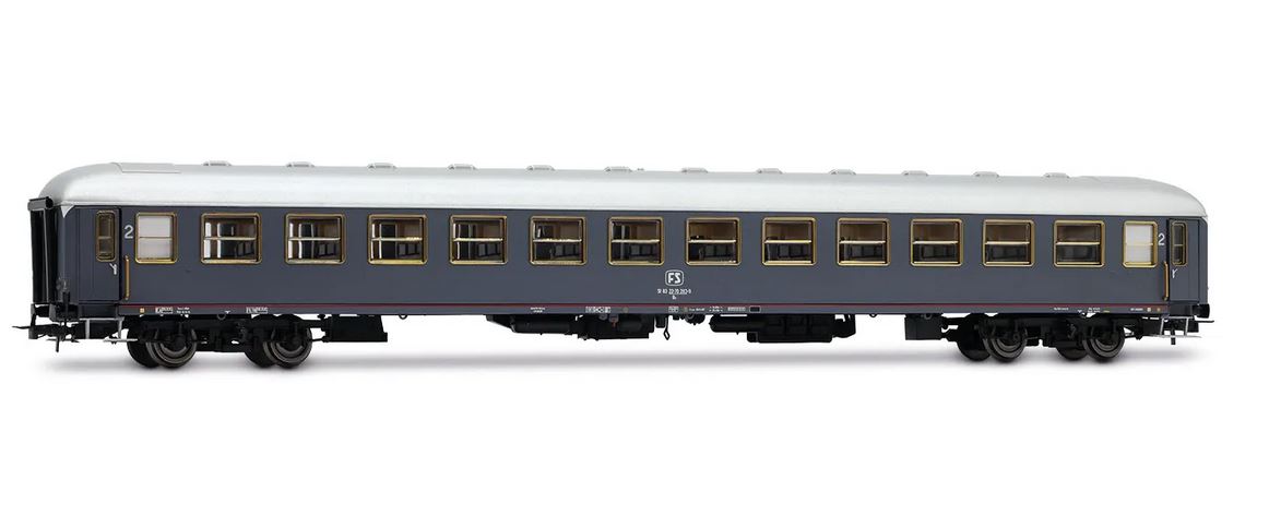 Rivarossi HR4360 FS 3-tlg Set Reisezugwagen Rapido 904-905 Spur H0