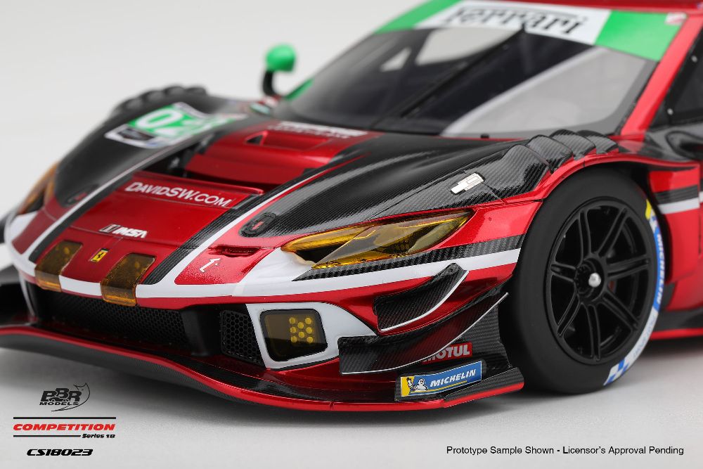 BBR CS18023 1:18 FERRARI 296 GT3 #23 TRIARSI COMPETIZIONE IMSA PETIT