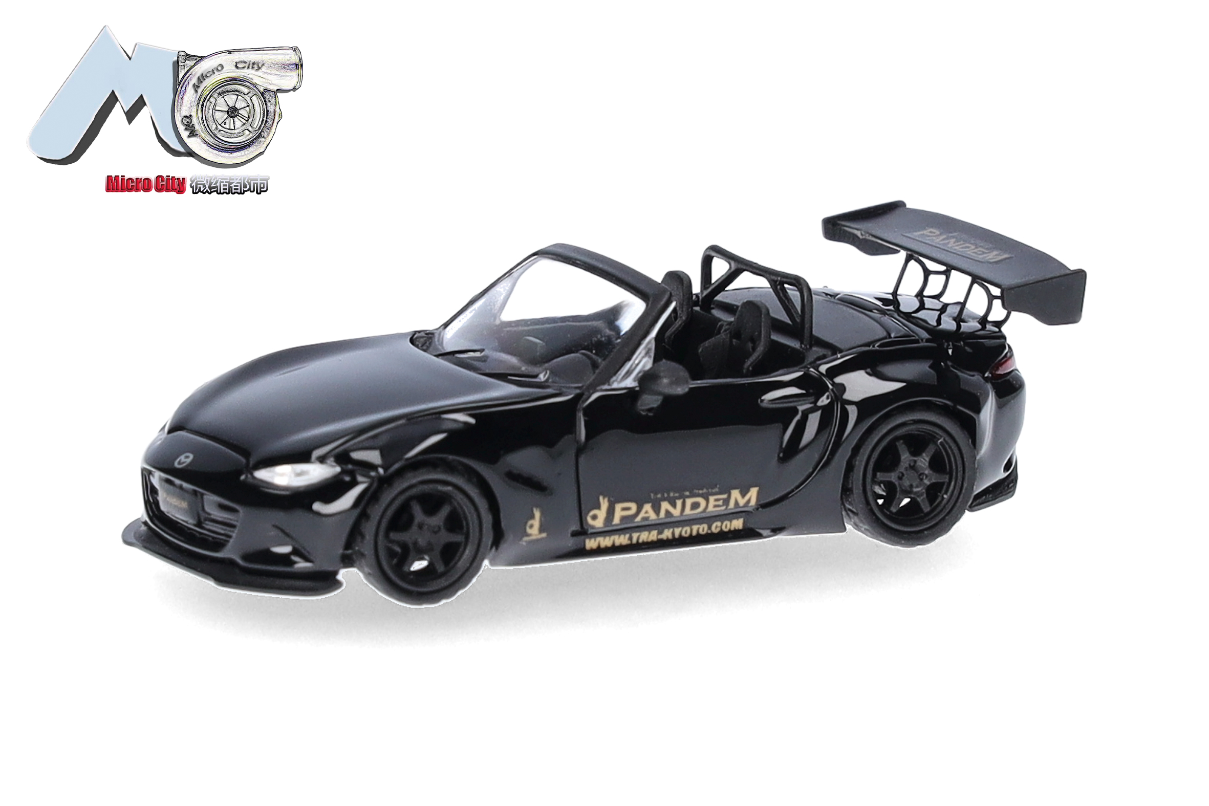Herpa 87MC000143 Mazda MX-5 Rocket Bunny schwar
