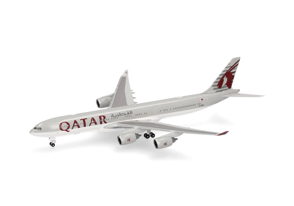 Herpa 538923 Qatar Amiri Flight Airbus A340-500 - A7-HHH 1:500