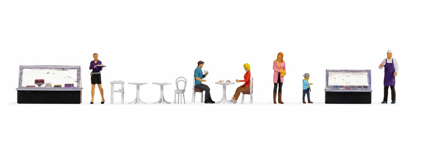 Noch 16245 Figuren-Themenwelt Cafe 1:87 Spur H0 Neu OVP