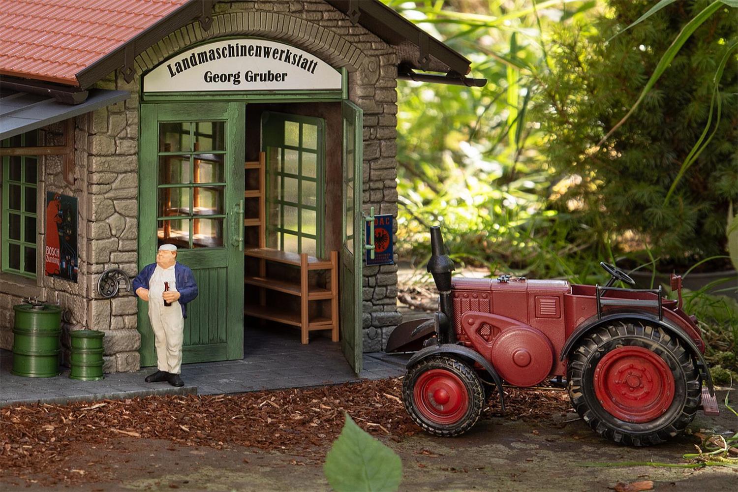 Pola 331144 Landmaschinenwerkstatt 1:22,5 Spur G Bausatz Neu