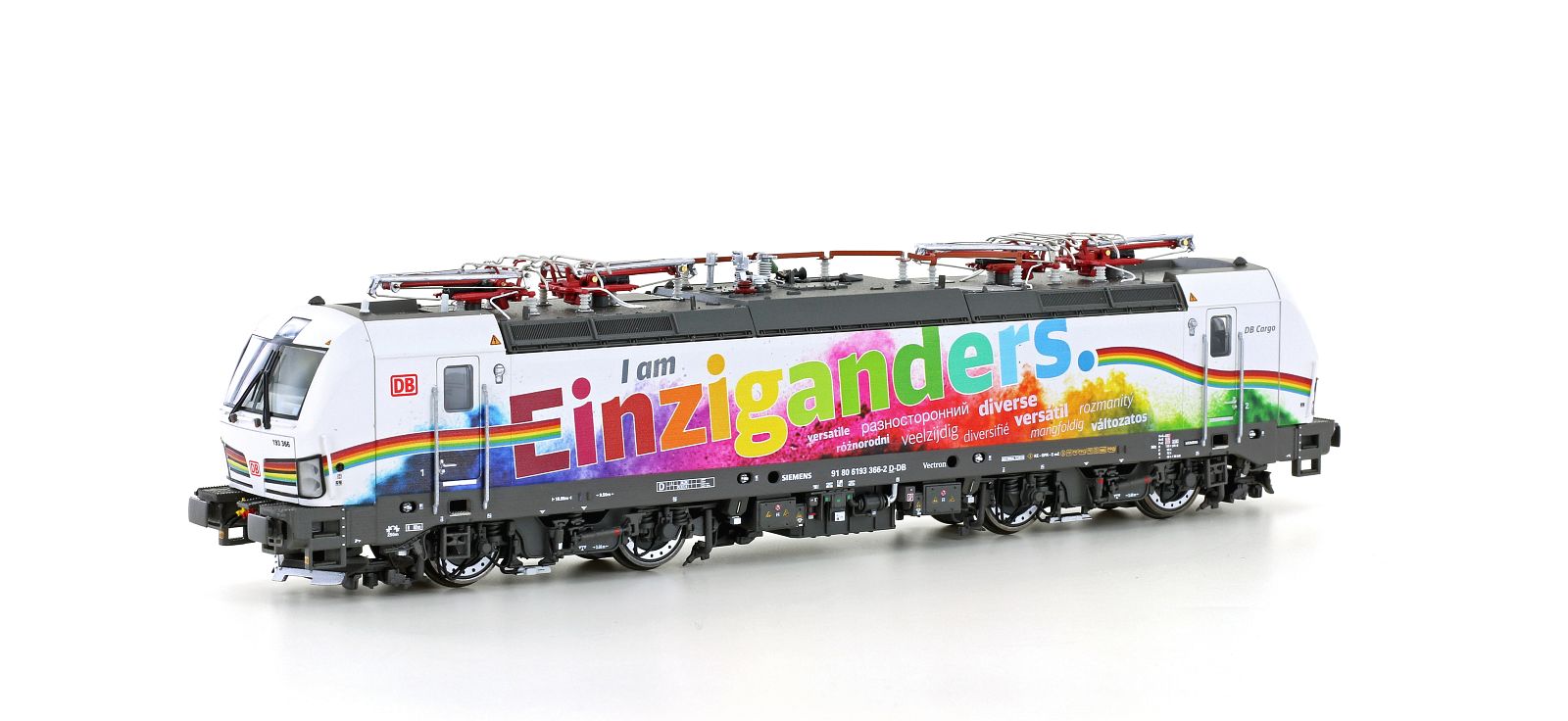 LS Models 16075 E-Lok BR 193 366 Vectron DB Cargo/Einziganders Spur H0