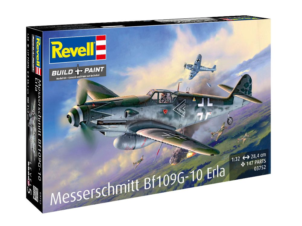 Revell 03752 Messerschmitt Bf109G-10 Erla 1:32 Bausatz NEU OVP