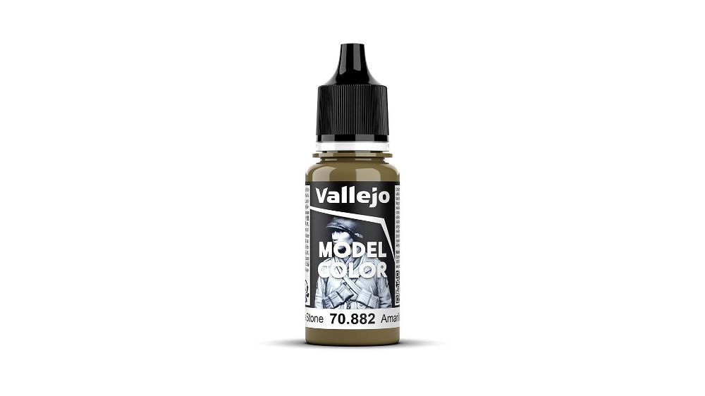 Vallejo 70882 Steingelb, matt, 18 ml Model Color NEU