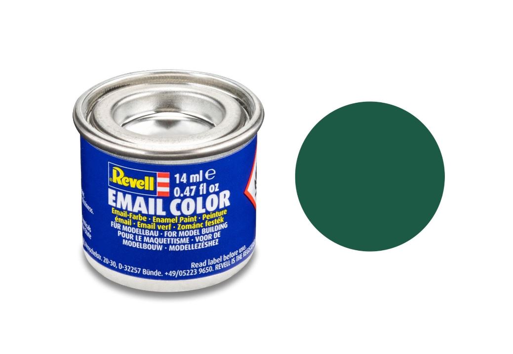 Revell 32139 Email Color dunkelgrün matt 14 ml-Dose Neu