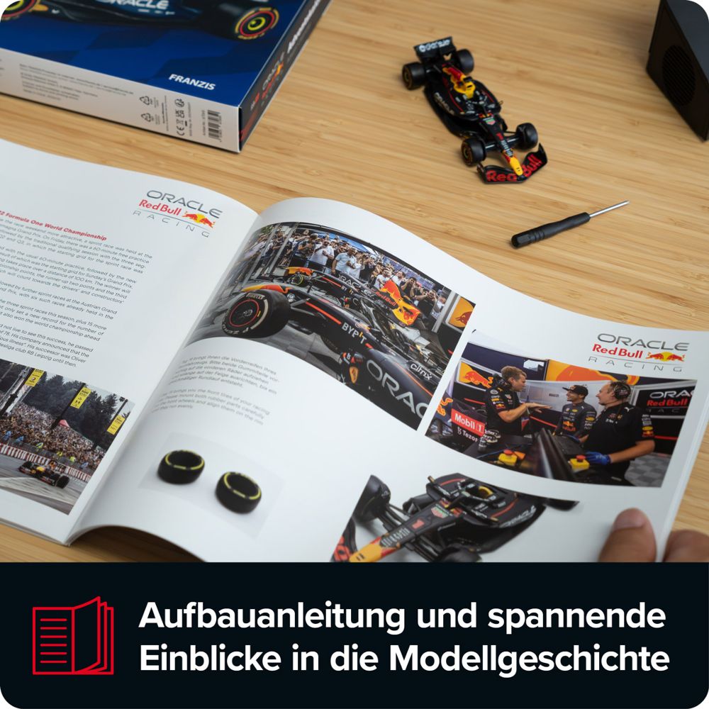 Franzis 67265 Oracle Red Bull Racing Adventskalender 1:43 Bausatz