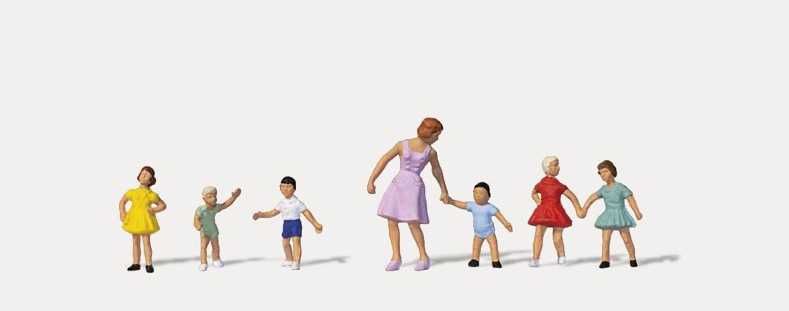 Merten 0212591 Im Kindergarten 1:87 Spur H0 Neu OVP Figuren
