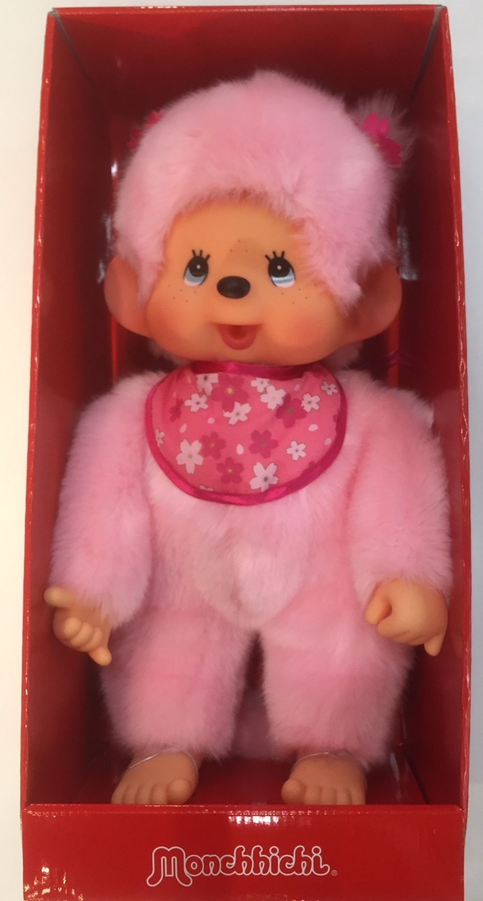 Monchhichi 242405 Plüschfigur Mädchen Kirschblüte pink 45 cm Stoff NEU