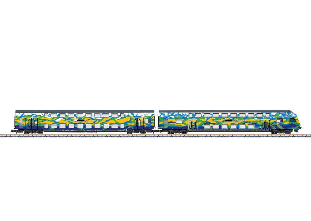 Märklin 87307 Doppelstockwagen-Set "Touristik" 2 (DB AG) Spur Z
