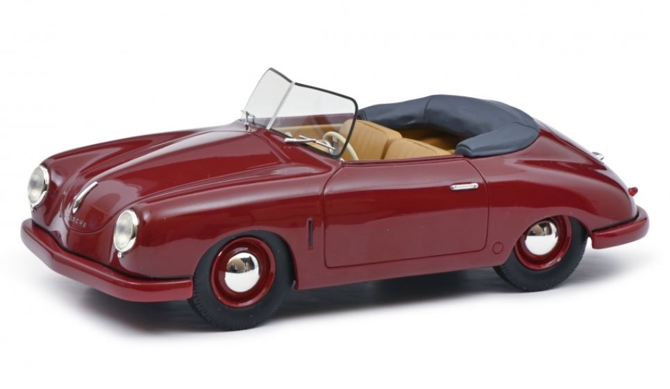 Schuco 450025800 Porsche 356 Gmünd rot - 1:18 - PRO.R18 - Neu - OVP