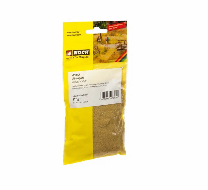 Noch 08362 Streugras beige 4 mm 20 g Beutel NEU OVP