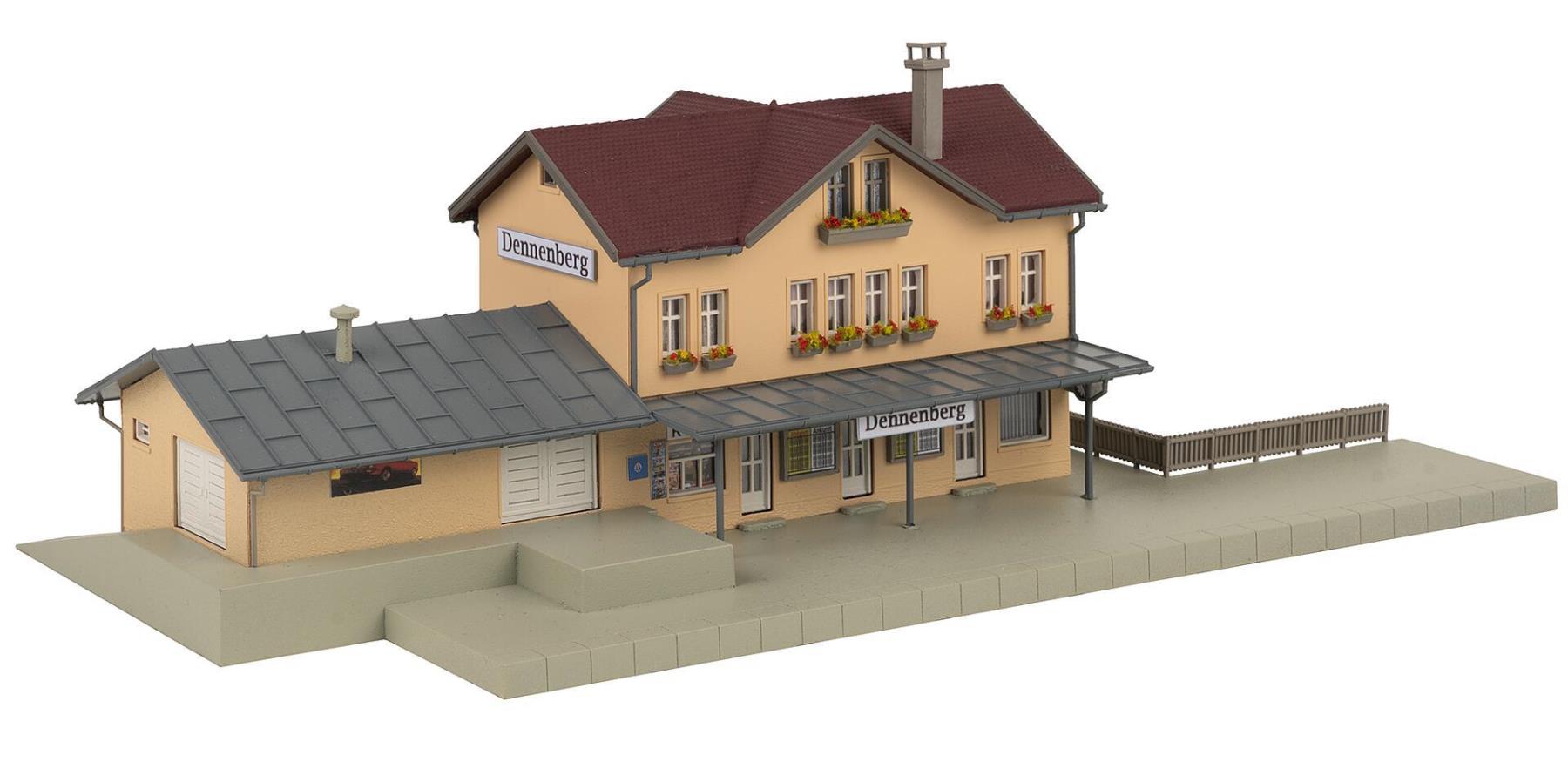 Faller 239007 Aktions-Set Bahnhof Dennenberg 1:160 Spur N Neu
