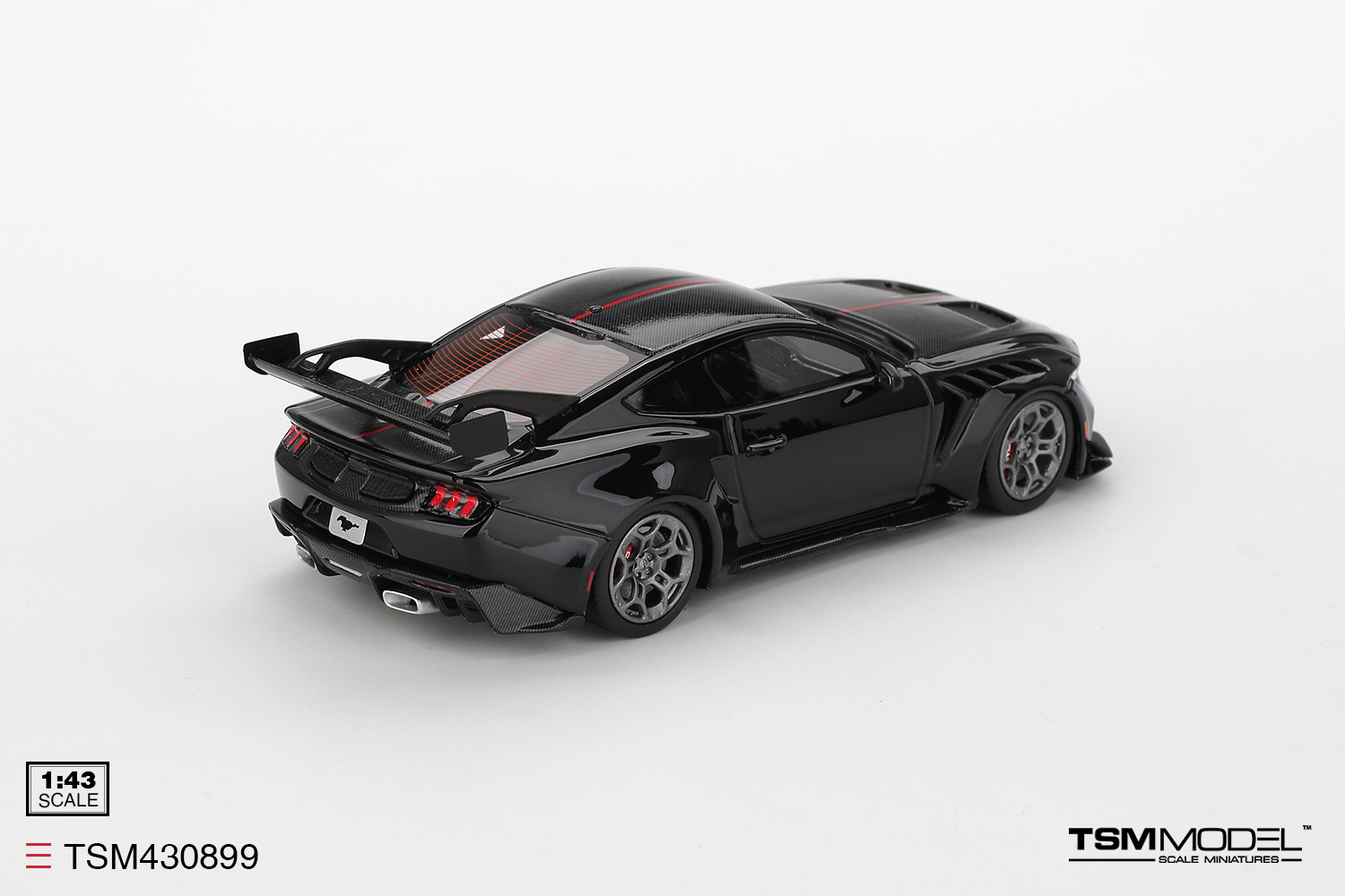 TSM TSM430899 1:43 FORD MUSTANG GTD SHADOW BLACK 2025