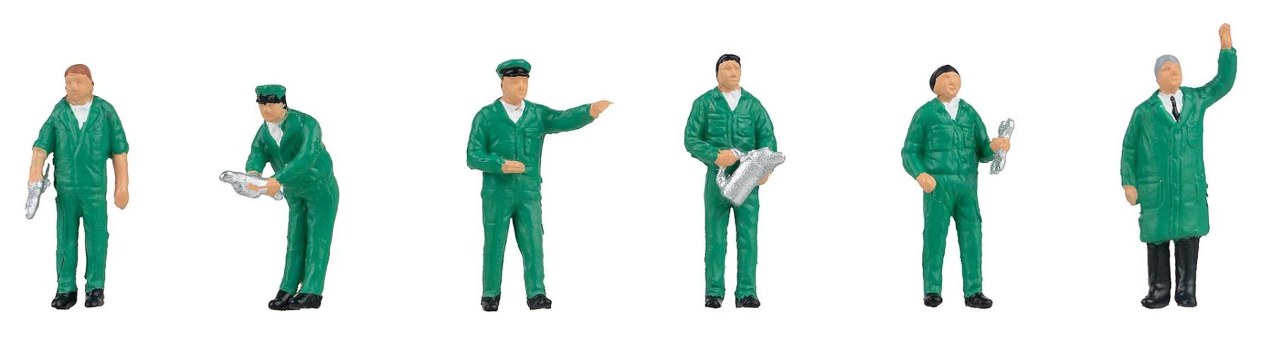 Faller 151705 Tankstellenpersonal BP 1:87 Spur H0 Neu OVP Figuren