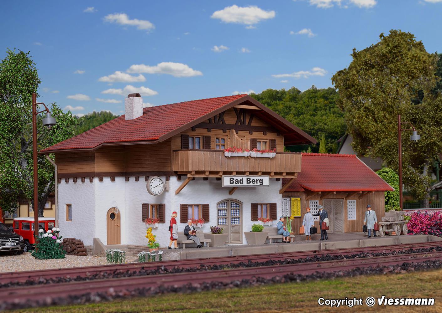 Vollmer 43526 Bahnhof Bad Berg 1:87 Spur H0 Bausatz Neu OVP