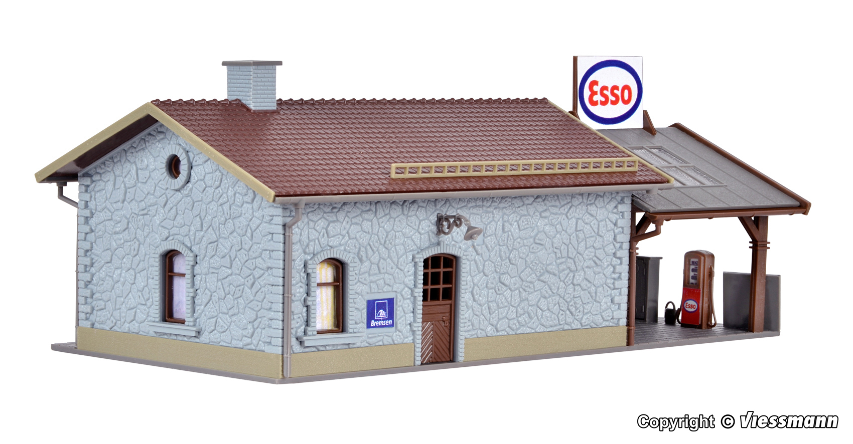 Vollmer 45599 Reparaturwerkstatt Pfizis Garage + Tankstelle Spur H0