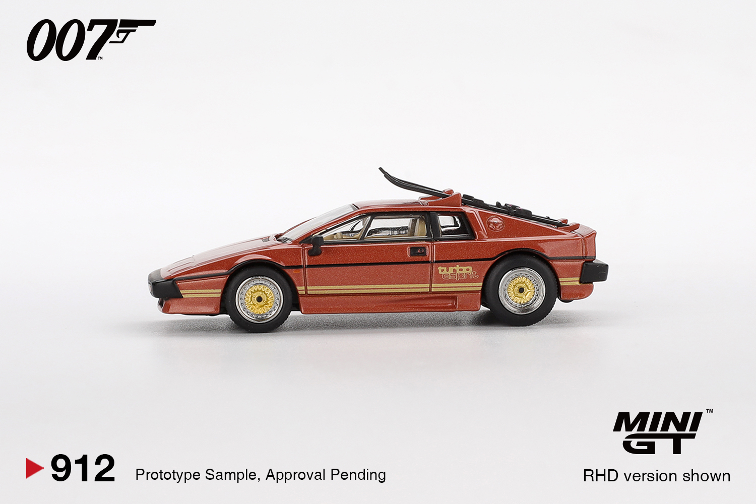 Mini GT 912 Lotus Esprit Turbo Copper Fire Metallic 1:64 NEU