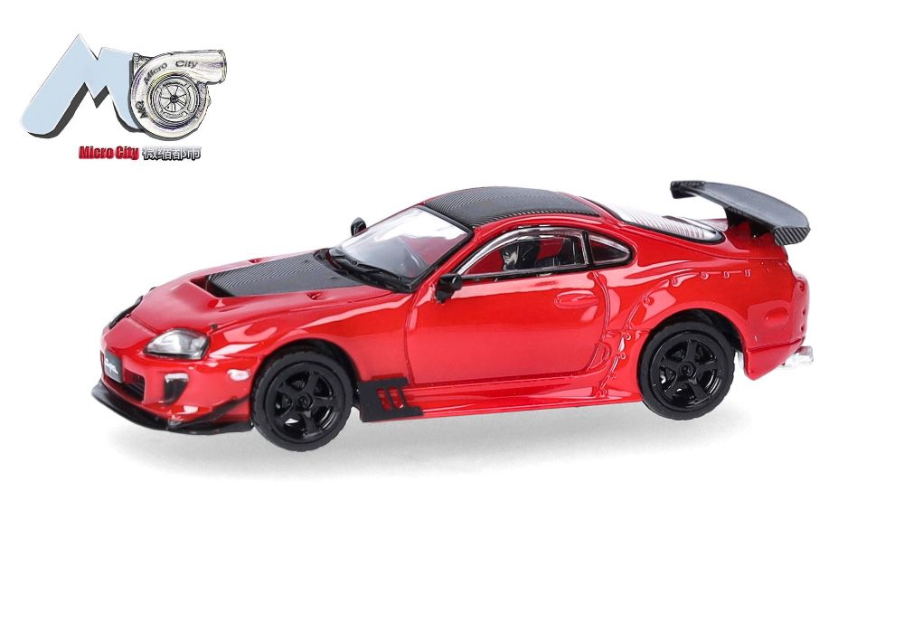 Herpa 87MC000016 MicroCity: Toyota Supra rot (1993-2002) 1:87 Spur H0