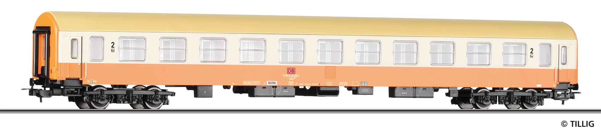 Tillig 75016 Reisezugwagen 2. Klasse Bomz 283 der DB AG