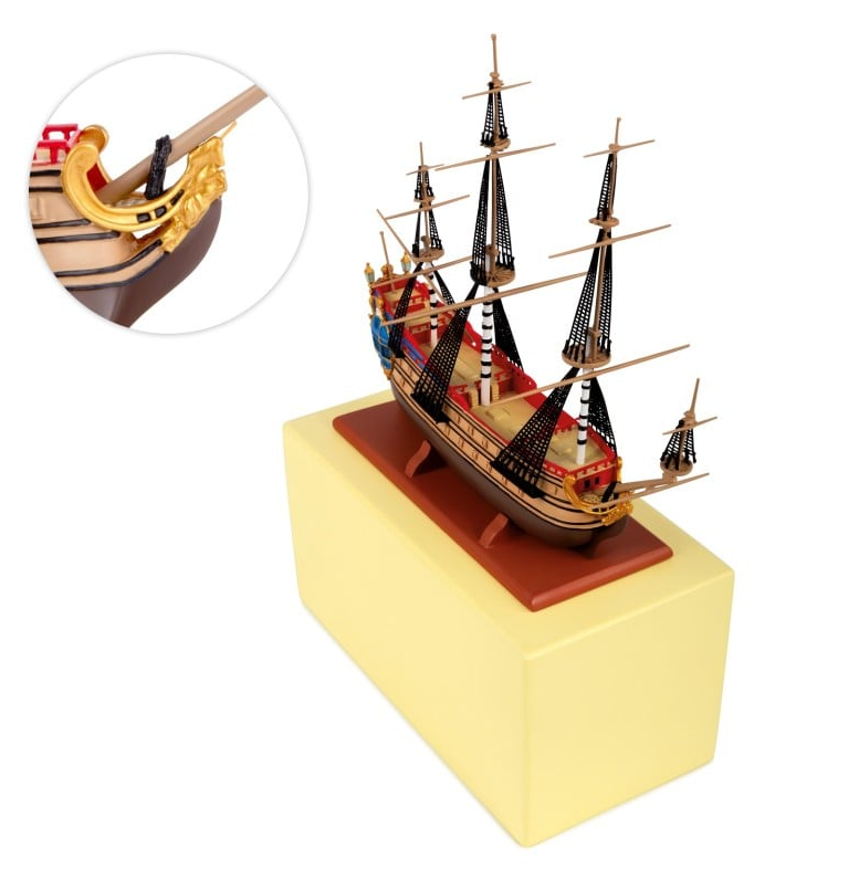 Tim & Struppi TINTIN 46022 Schiff - Die Einhorn - Musée Imaginaire NEU OVP Resin