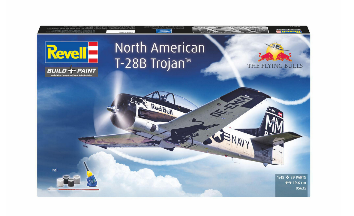 Revell 05635 Geschenkset Flying Bulls T-28B Trojan 1:48 Bausatz