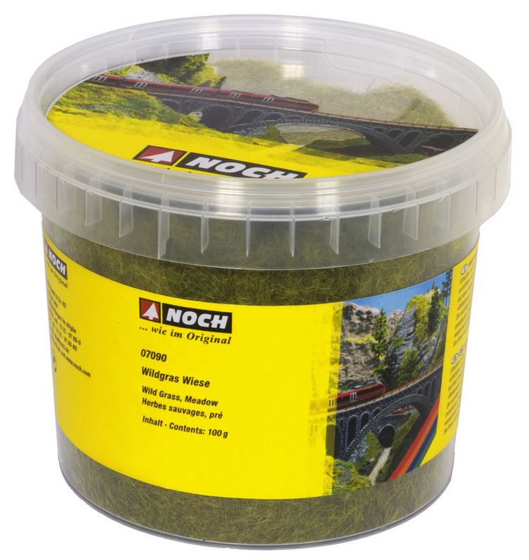 Noch 07090 Wildgras “Wiese” - 6 mm, 100 g - Neu - OVP