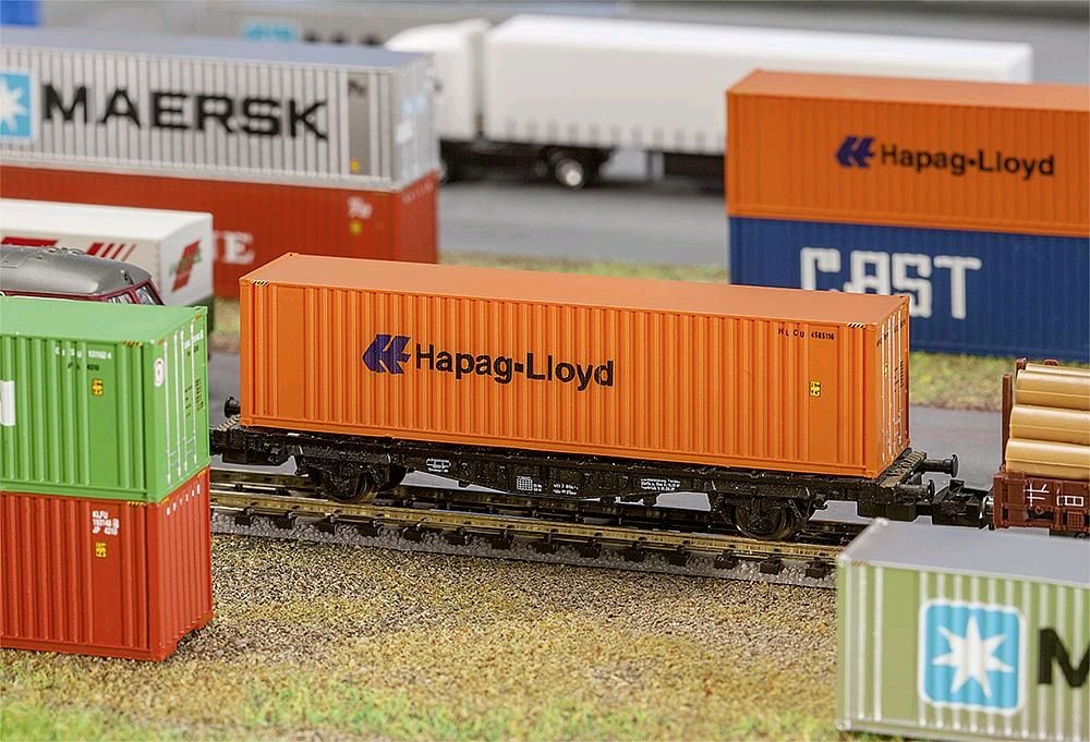 Faller 272842 40' Hi-Cube Container Hapag-Lloyd 1:160 Spur N Neu OVP