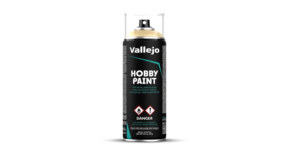 Vallejo 28013 Knochenweiß, Fantasie Farben, Sprühdose, 400 ml NEU