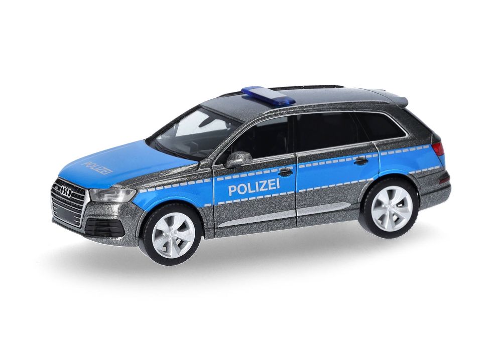 Herpa 098946 Audi Q7 "Polizei Vorführfahrzeug" 1:87 Spur H0 NEU