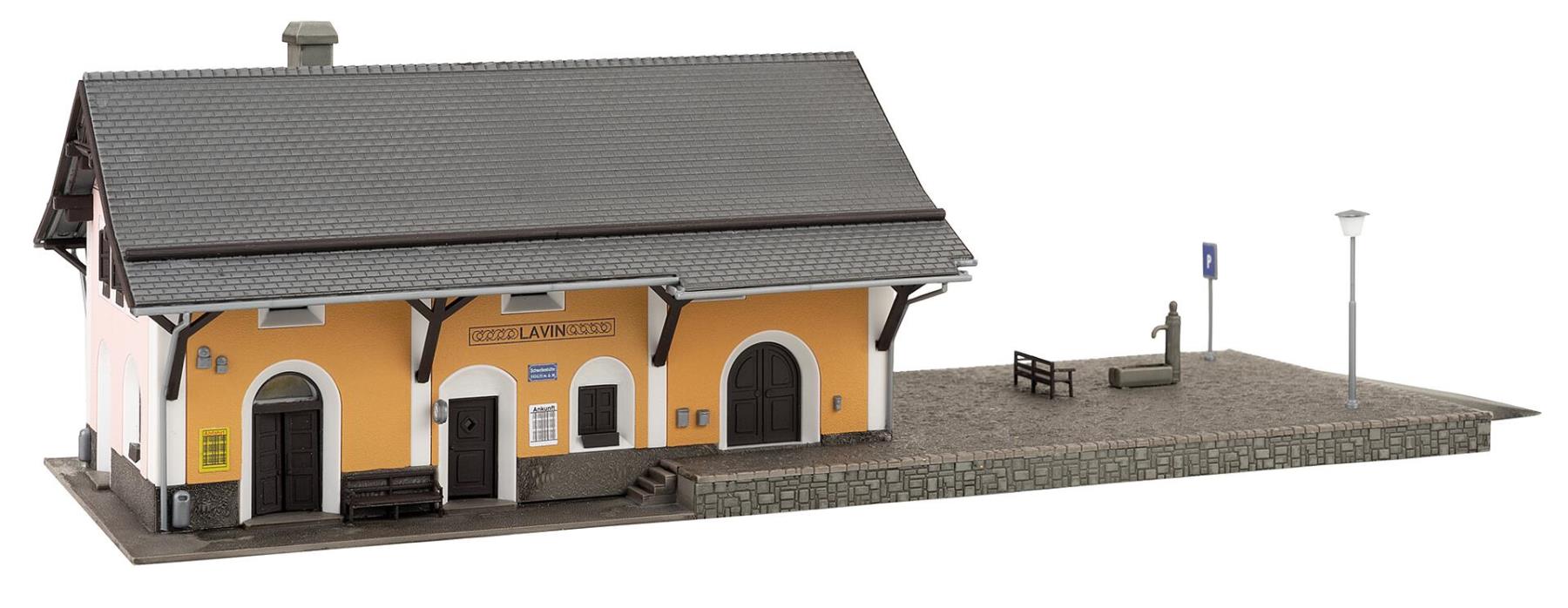 Faller 110134 Bahnhof Lavin 1:87 Spur H0 Bausatz Neu OVP