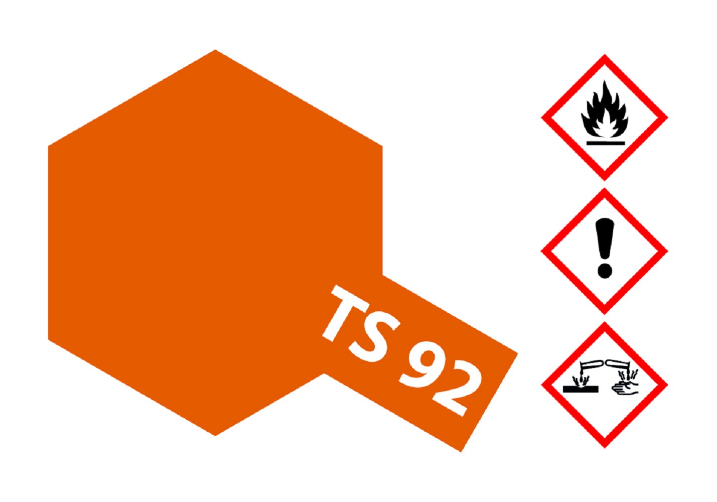 Tamiya 85092 TS-92 Metallic Orange 100 ml Spray