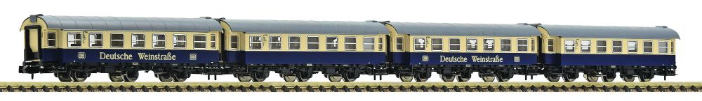 Fleischmann 6260098 4-tlg Set Personenwgn Deutsche Weinstraße DB Spur N