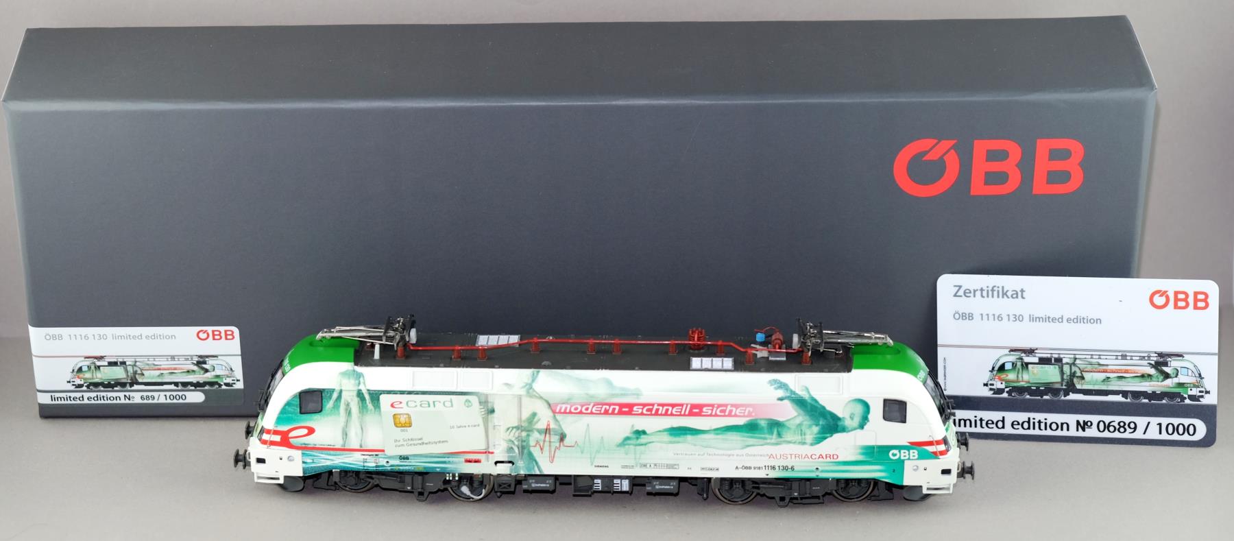 RailAd RA1016 Elektrolokomotive ÖBB BR 1116, ÖBB BR 1216 - Spur H0