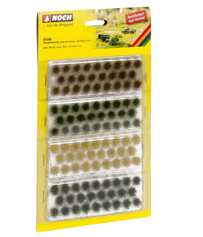 Noch 07006 Grasbüschel XL 104 Stück 9 mm NEU OVP