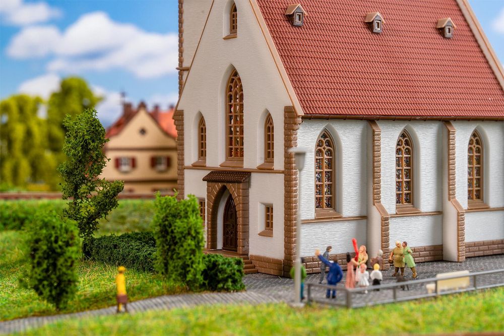 Faller 231726 Dorfkirche  1:160 Spur N Bausatz Neu OVP