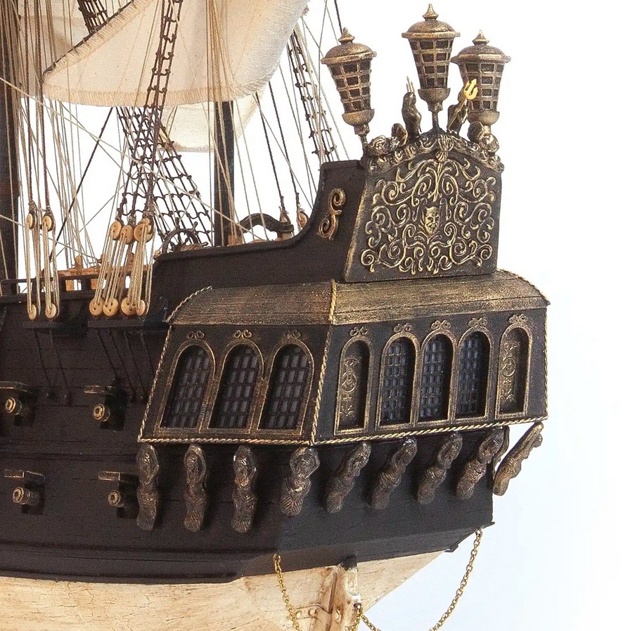 OcCre 12012 Black Swan Piratenschiff 1:75 Holzbausatz NEU OVP