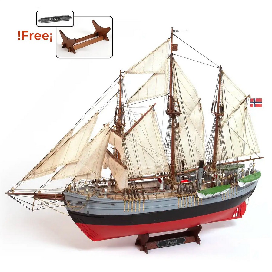 OcCre 12011 Fram Forschungsschiff 1:85 Holzbausatz NEU OVP