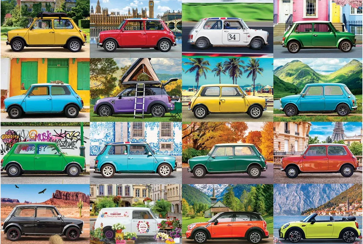 EUROGRAPHICS 8551-6089 Mini Cooper Dose 550 Teile Puzzle NEU OVP
