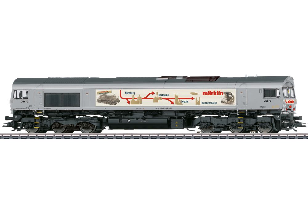 Märklin 39071 Diesellok Class 66 Messe VI Spur H0