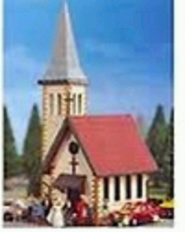 Pola 310605 Dorfkirche 1:87 Spur H0 Bausatz Neu OVP