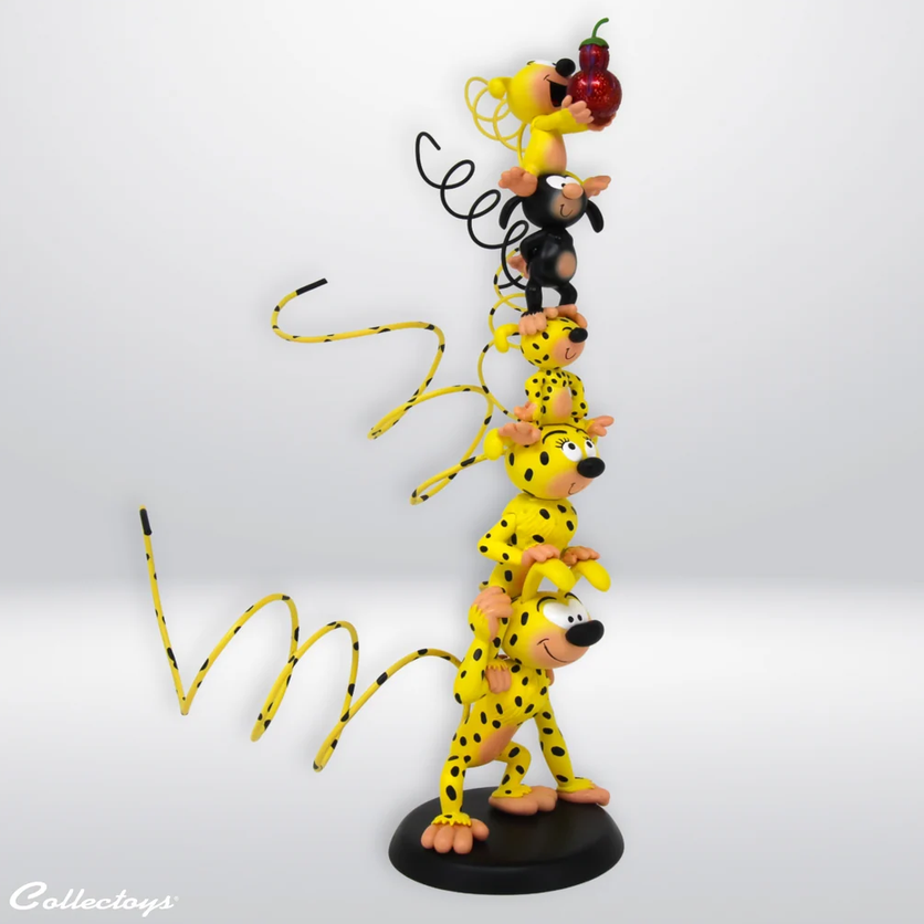 Plastoy 000396 Marsupilami Säule Familie 35 cm NEU OVP Figuren